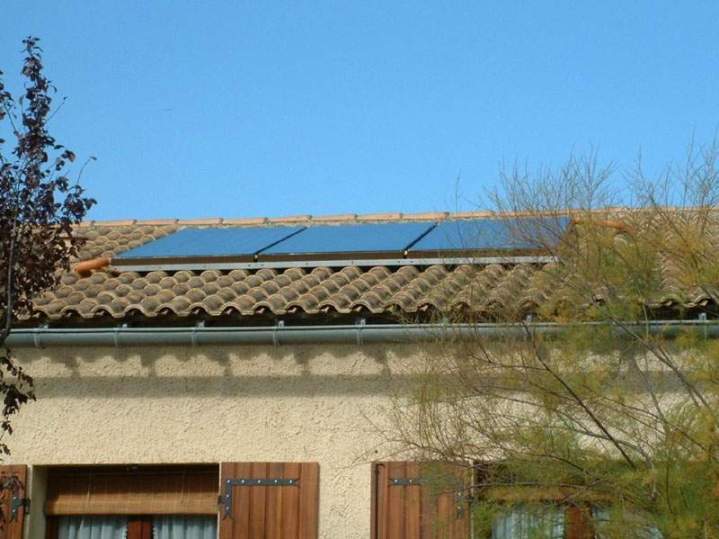 Panneaux solaires sur toiture Sarrians