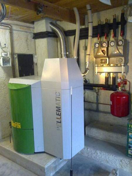 Chaudière à granulés de bois adaptée Sarrians