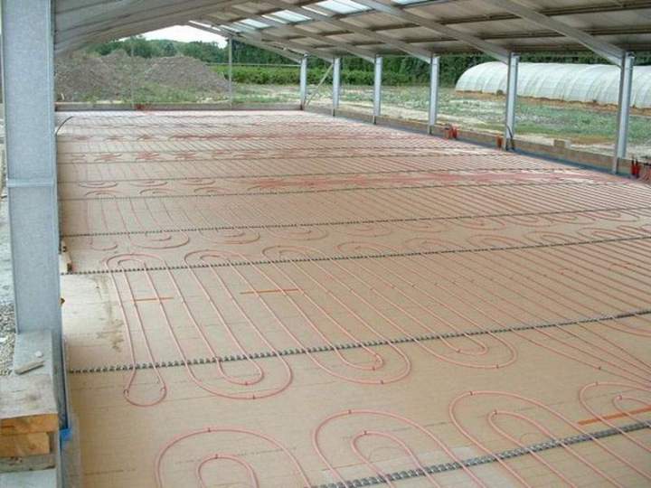 Mise en place plancher chauffant Sarrians