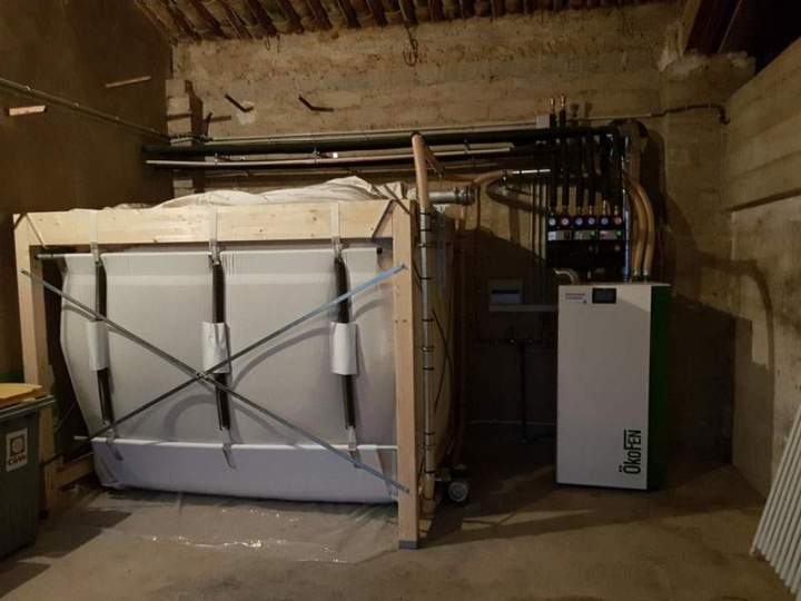 Silo souple de stockage des granulés Sarrians