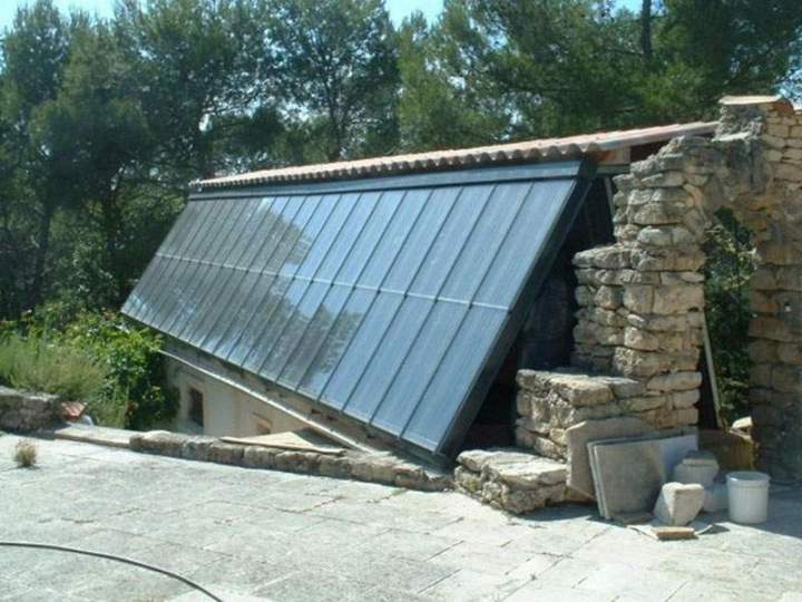 Système de panneaux solaires thermiques Sarrians